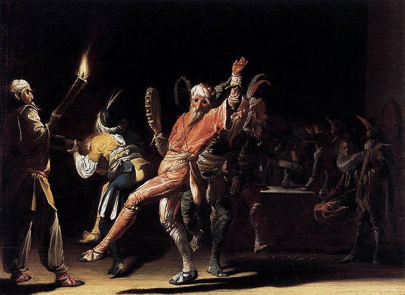 Willem Cornelisz Duyster Carnival Clowns oil painting picture